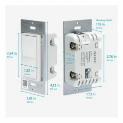 Aeotec Z-Wave Plus V2 Illumino Dimmer Wall Switch, Gen7 -Lighting Appliance Controllers Shop AEZWA037 media 003