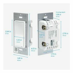 Aeotec Z-Wave Plus V2 Illumino On/Off Wall Switch, Gen7 6 Aeotec Z-Wave Plus V2 Illumino On/Off Wall Switch, Gen7 -Lighting Appliance Controllers Shop AEZWA038 media 003