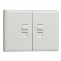 Ecolink Z-Wave Plus Motorized On/Off Light Switch, Dual Toggle, Gen5