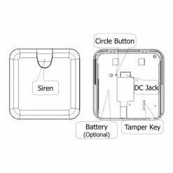 Ezlo Philio Multi Sound Z-Wave Siren (Open Box) -Lighting Appliance Controllers Shop EZPSE02 OB media 003