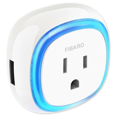 FIBARO Z-Wave Plus Wall Plug With USB, Gen5 1 FIBARO Z-Wave Plus Wall Plug With USB, Gen5