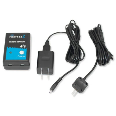 FortrezZ Z-Wave Plus Flood & Temperature Sensor With Probe & Power Supply, Gen3 (U.S.) -Lighting Appliance Controllers Shop FZFTS05PUS media 001