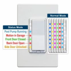 HomeSeer Z-Wave Plus Scene-Capable RGB Smart Dimmer & Switch -Lighting Appliance Controllers Shop HSWX300 media 003