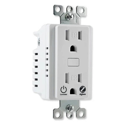 Enbrighten Zigbee 3.0 In-Wall Tamper-Resistant Smart Outlet 2 Enbrighten Zigbee 3.0 In-Wall Tamper-Resistant Smart Outlet - Image 2