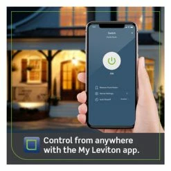 Leviton Decora Smart Wi-Fi Switch, 15A (2nd Gen) (Open Box) -Lighting Appliance Controllers Shop LVD215S1BW media 004 1