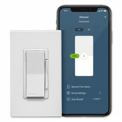 Leviton Decora Smart Wi-Fi Dimmer, 600W (2nd Gen) (Open Box) -Lighting Appliance Controllers Shop LVD26HD1BW media 003 1
