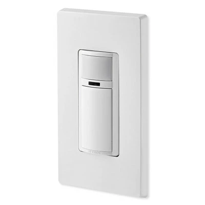 Leviton Decora Motion Sensor In-Wall Switch, Auto-On, 2A, Single Pole 2 Leviton Decora Motion Sensor In-Wall Switch, Auto-On, 2A, Single Pole - Image 2