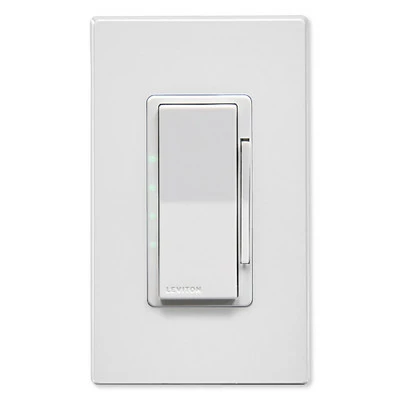 Leviton Decora Smart Wi-Fi 4-Speed Fan Controller, White 1 Leviton Decora Smart Wi-Fi 4-Speed Fan Controller, White