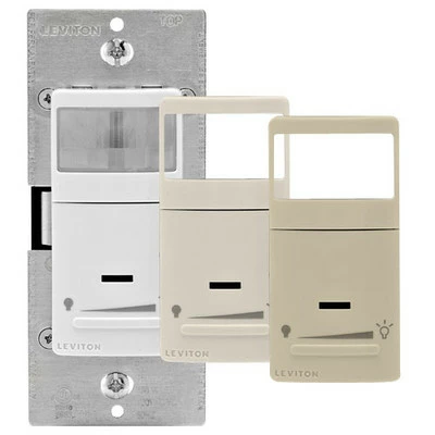 Leviton Universal Dimming Wall Switch Occupancy Sensor, 600W, Auto On 3 Leviton Universal Dimming Wall Switch Occupancy Sensor, 600W, Auto On - Image 3