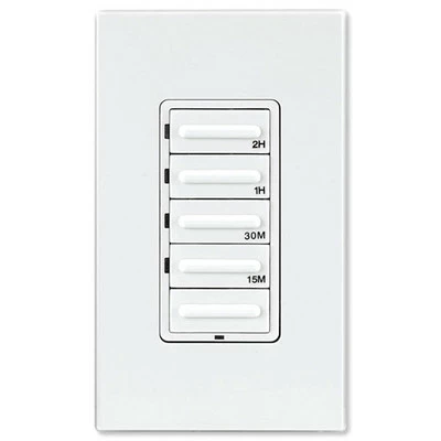 Leviton Decora Preset Countdown Timer Wall Switch (1/4, 1/2, 1, 2 Hr) 1 Leviton Decora Preset Countdown Timer Wall Switch (1/4, 1/2, 1, 2 Hr)