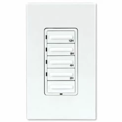 Leviton Decora Preset Countdown Timer Wall Switch (2-4-8-12 Hr)