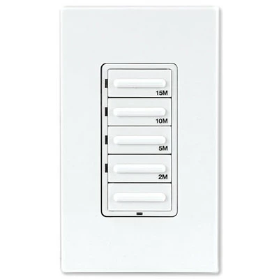 Leviton Decora Preset Countdown Timer Wall Switch (2, 5, 10, 15 Min) 1 Leviton Decora Preset Countdown Timer Wall Switch (2, 5, 10, 15 Min)