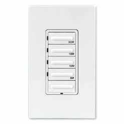 Leviton Decora Preset Countdown Timer Wall Switch (5, 10, 15, 30 Min)