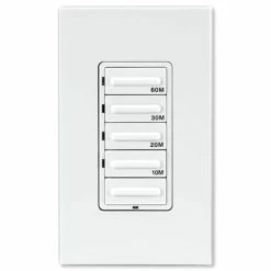 Leviton Decora Preset Countdown Timer Wall Switch (10, 20, 30, 60 Min)