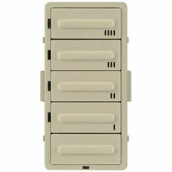Leviton Countdown Timer 5-Button Color Change Kit -Lighting Appliance Controllers Shop LVLTBKTx media Ivory 020