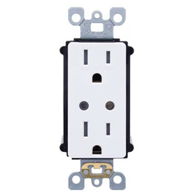 Leviton LevNet EnOcean Split Duplex Receptacle (Open Box) 2 Leviton LevNet EnOcean Split Duplex Receptacle (Open Box) - Image 2