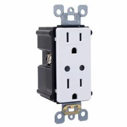 Leviton LevNet EnOcean Split Duplex Receptacle (Open Box) 5 Leviton LevNet EnOcean Split Duplex Receptacle (Open Box) -Lighting Appliance Controllers Shop LVWSG15DZ OB media 003