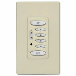 PCS PulseWorx UPB Wall Controller, 6 Button -Lighting Appliance Controllers Shop PCKPCW6x media Almond 030