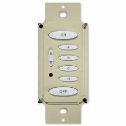 PCS PulseWorx UPB Wall Controller, 6 Button -Lighting Appliance Controllers Shop PCKPCW6x media Ivory 021