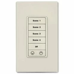 PCS PulseWorx UPB Wall Controller, 7 Button -Lighting Appliance Controllers Shop PCKPCW7x media Light20Almond 040