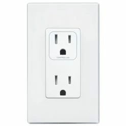 PCS SimpleWorx Split Duplex Wall Receptacle 9 PCS SimpleWorx Split Duplex Wall Receptacle -Lighting Appliance Controllers Shop PCRAM15x media White 010