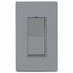 PCS PulseWorx UPB Auxiliary/Remote Dimmer Wall Switch -Lighting Appliance Controllers Shop PCRWSx media Gray 060