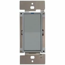 PCS PulseWorx UPB Auxiliary/Remote Dimmer Wall Switch -Lighting Appliance Controllers Shop PCRWSx media Gray 061