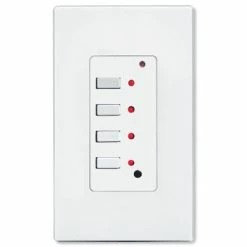 PCS SimpleWorx Wall Keypad Transmitter, 4 Button