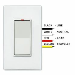 PCS SimpleWorx Wall Switch Transceiver Relay, 15A, White (Open Box) 5 PCS SimpleWorx Wall Switch Transceiver Relay, 15A, White (Open Box) -Lighting Appliance Controllers Shop PCSWXWSXR15W OB media 003