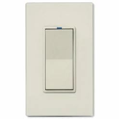 PCS PulseWorx UPB Electronic Low-Voltage Dimmer Wall Switch, 300W -Lighting Appliance Controllers Shop PCWS1E3x media Light20Almond 040