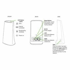 Qolsys IQ Wi-Fi Mesh Router For IQ Panels -Lighting Appliance Controllers Shop QW8200840 media 003