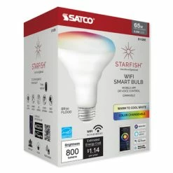 SATCO Starfish Wi-Fi 9.5W Color Changing And Tunable White BR30 Reflector Lamp 5 SATCO Starfish Wi-Fi 9.5W Color Changing And Tunable White BR30 Reflector Lamp -Lighting Appliance Controllers Shop SFS11255 media 002