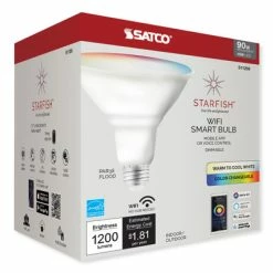 SATCO Starfish Wi-Fi 15W LED PAR38 RGB And Tunable White Flood Light -Lighting Appliance Controllers Shop SFS11258 media 002