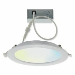 SATCO Starfish Wi-Fi 6" LED Tunable & Dimmable White Edge-Lit Remote Driver Downlight