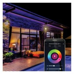 SATCO Starfish Wi-Fi 16' Outdoor LED RGB & TW Tunable White Tape Light -Lighting Appliance Controllers Shop SFS11265 media 004