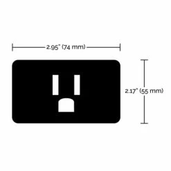 SATCO Starfish Wi-Fi 15A Dimmer Outlet (Open Box) -Lighting Appliance Controllers Shop SFS11270 OB media 003