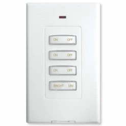 X10 Slimline Wireless Wall Switch (3 Address & Dimmer)