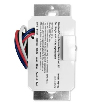 X10 Push Button Relay Wall Switch 2 X10 Push Button Relay Wall Switch - Image 2